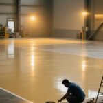 أرضيات إيبوكسي للمستودعات بالرياض مقاومة للأحمال الثقيلة وحركة الرافعات
